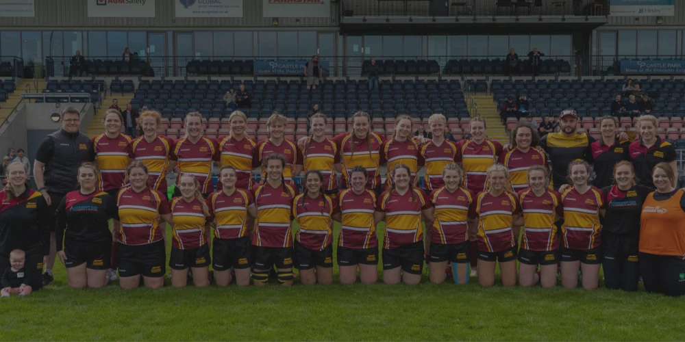 rugby team lined up 